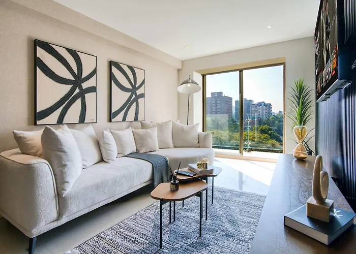 Apartment Designer 2br In Polanco Two King Beds With Pool & Gym